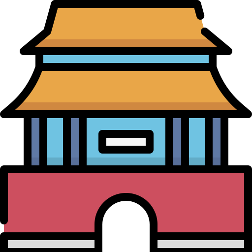 trzynaście grobowców dynastii ming Generic Outline Color ikona
