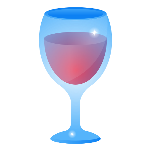 verre de vin Generic Flat Gradient Icône