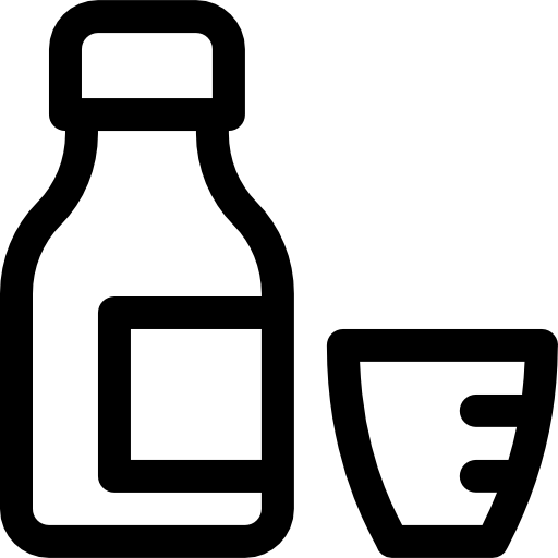 jarabe Basic Rounded Lineal icono
