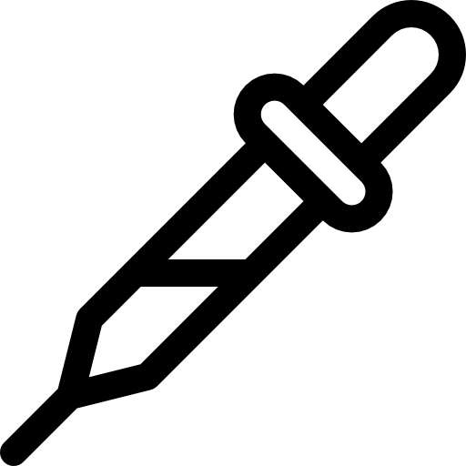 스포이드 Basic Rounded Lineal icon