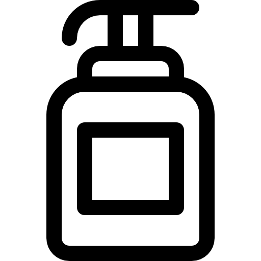 antisséptico Basic Rounded Lineal Ícone