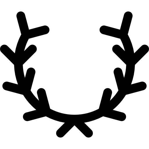 laurel Basic Rounded Lineal icono