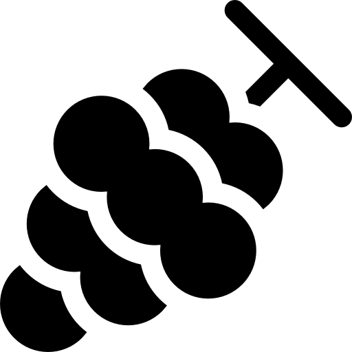 uvas Basic Rounded Filled icono