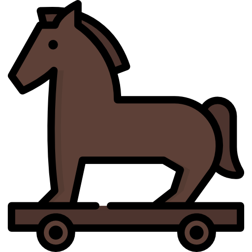 caballo de troya Special Lineal color icono