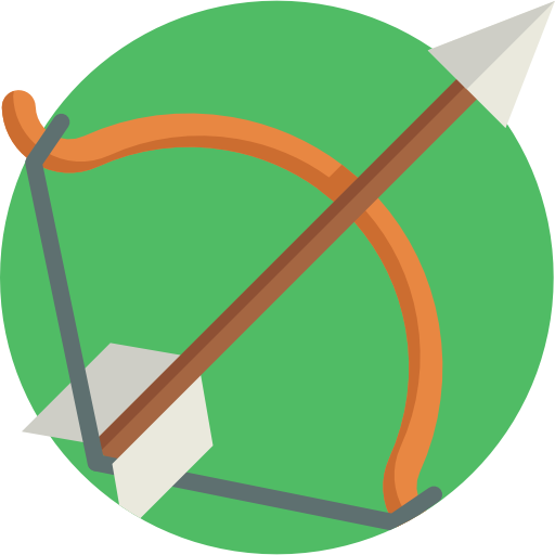 Archery Detailed Flat Circular Flat icon