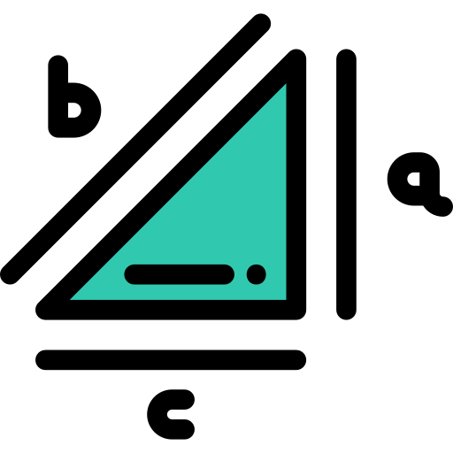 三角形 Detailed Rounded Lineal color icon