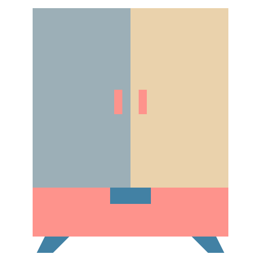 szuflada szafki Generic Flat ikona