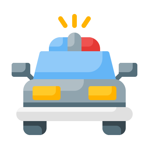 polizeiauto Generic Flat icon