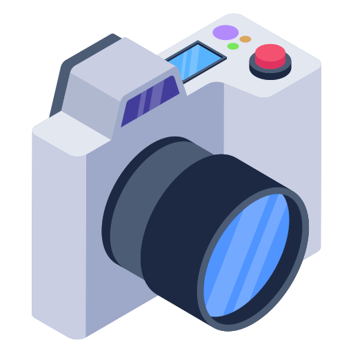 fotocamera dslr Generic Isometric icona