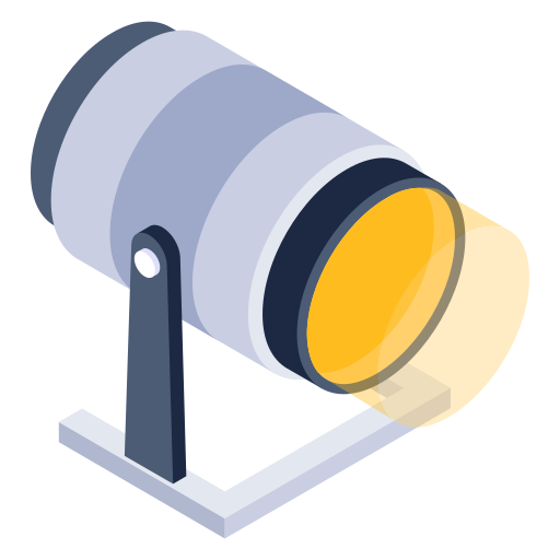 Stage lights Generic Isometric icon