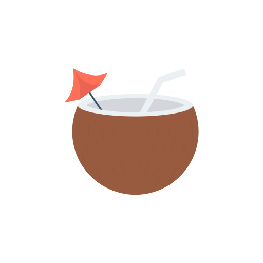 코코넛 Dinosoft Flat icon