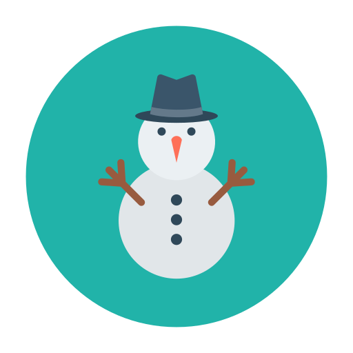 Snowman Dinosoft Circular icon
