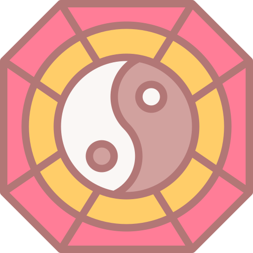 yin yang Generic Outline Color icono