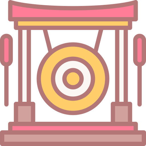 gong Generic Outline Color icon