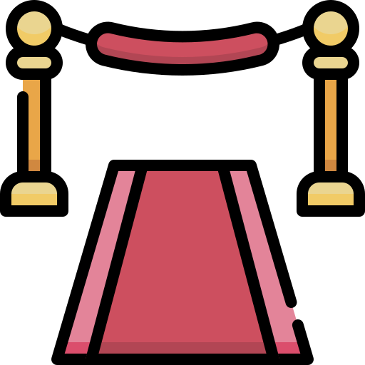 レッドカーペット Generic Outline Color icon