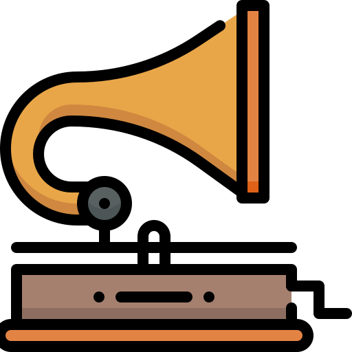 gramophone Generic Outline Color Icône
