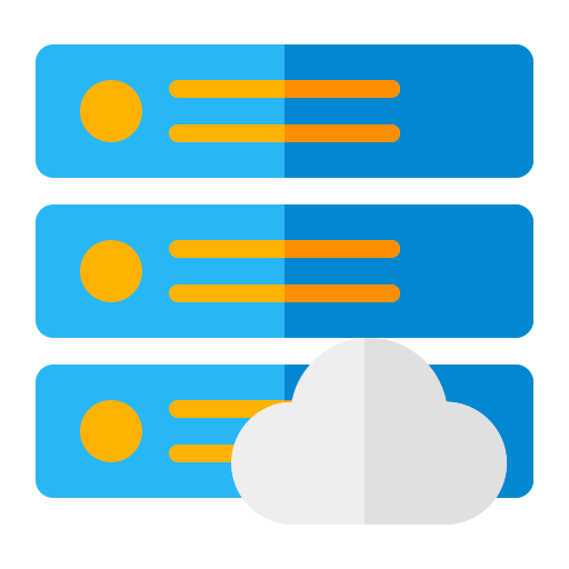 server cloud Generic Flat icona