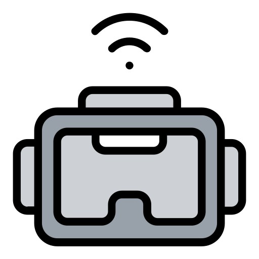 gafas de realidad virtual Generic Outline Color icono