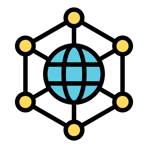 réseau mondial Generic Outline Color Icône