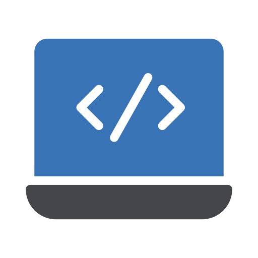 Coding Generic Blue icon