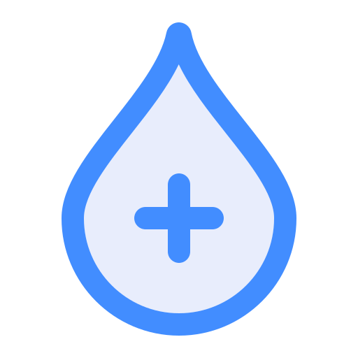 kropla krwi Generic Blue ikona