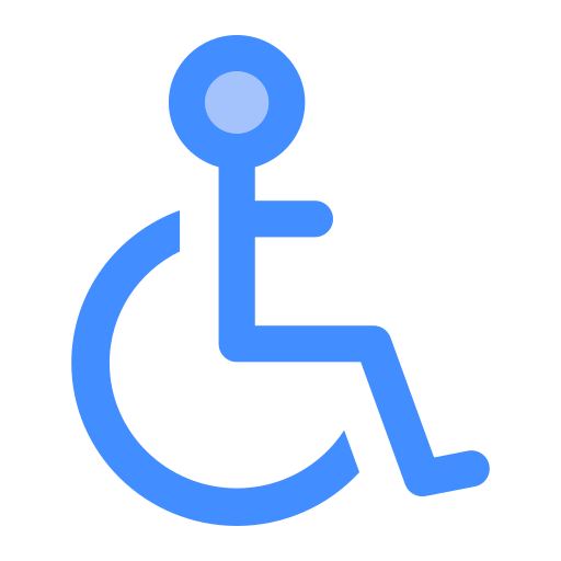 Disabilities Generic Blue icon