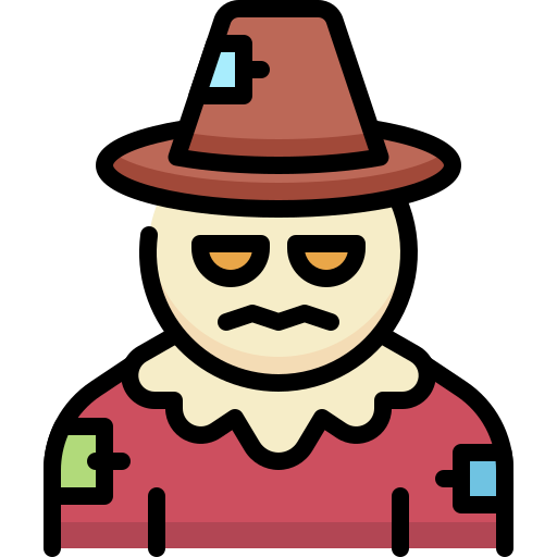 Scarecrow Generic Outline Color icon