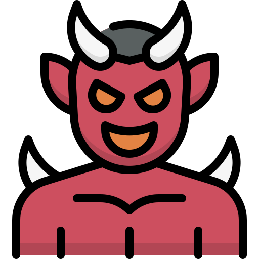 Сатана Generic Outline Color иконка