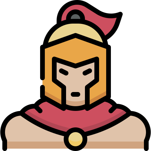 gladiatore Generic Outline Color icona