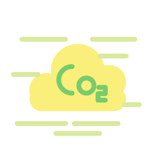 CO2 cloud Generic Flat icon