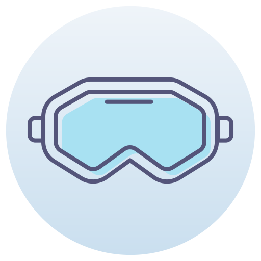 Ski goggles Generic Circular icon