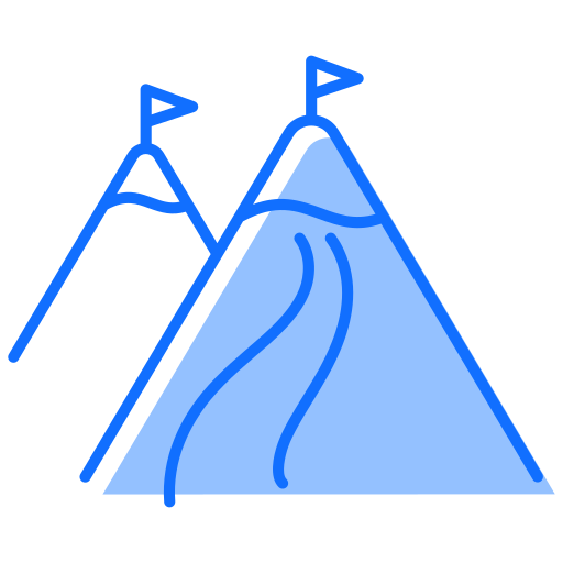 esquí Generic Blue icono