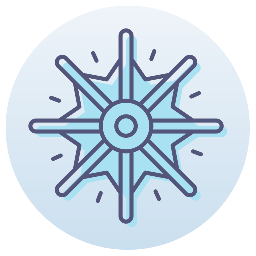 スノーフレーク Generic Circular icon