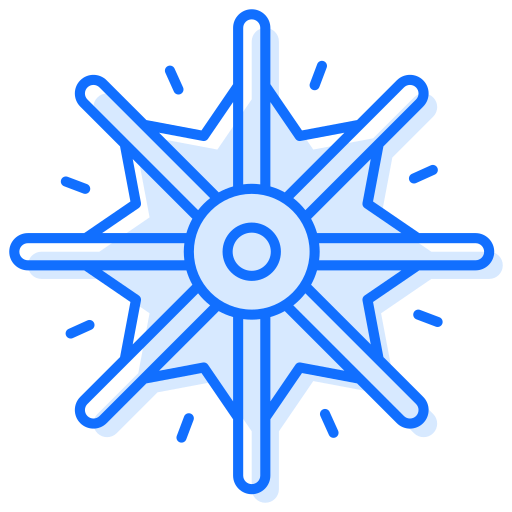 płatek śniegu Generic Blue ikona