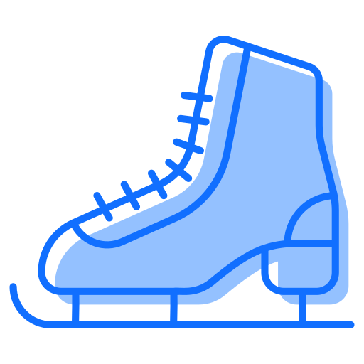 Ice skating Generic Blue icon