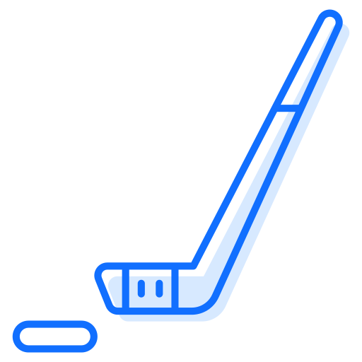 hockey sticks Generic Blue icoon