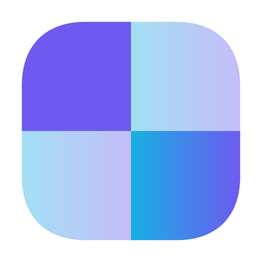 rasterlijnen Generic Blue icoon