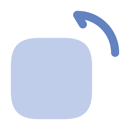 Rotate left Generic Flat icon