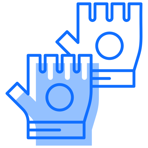 des gants Generic Blue Icône