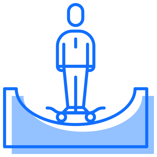 スケート Generic Blue icon