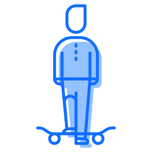 スケーター Generic Blue icon
