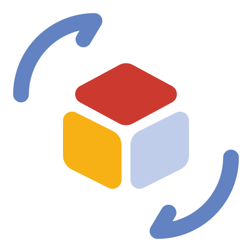 Куб 3d Generic Flat иконка