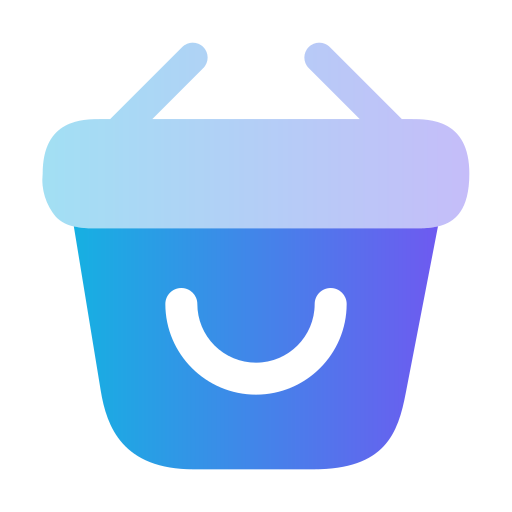 Shop bag Generic Blue icon