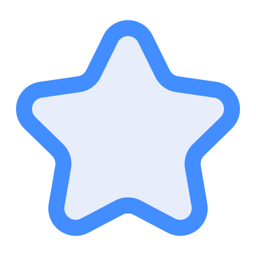 estrelas Generic Blue Ícone