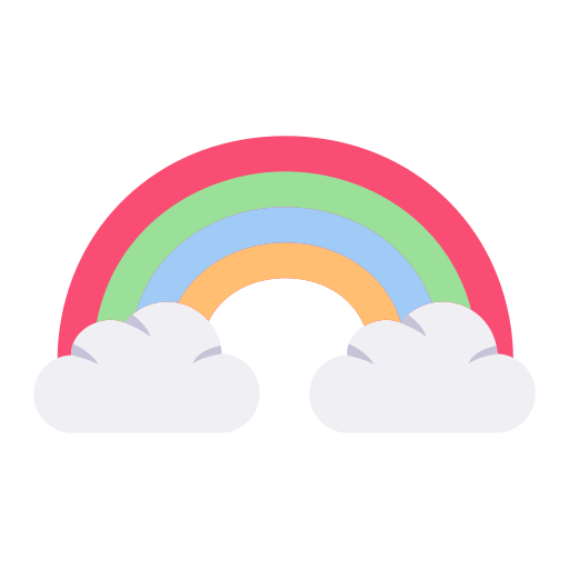 regenbogen Generic Flat icon