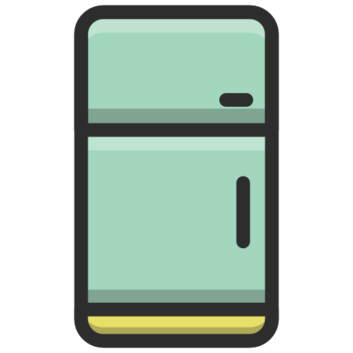 lodówka Generic Outline Color ikona