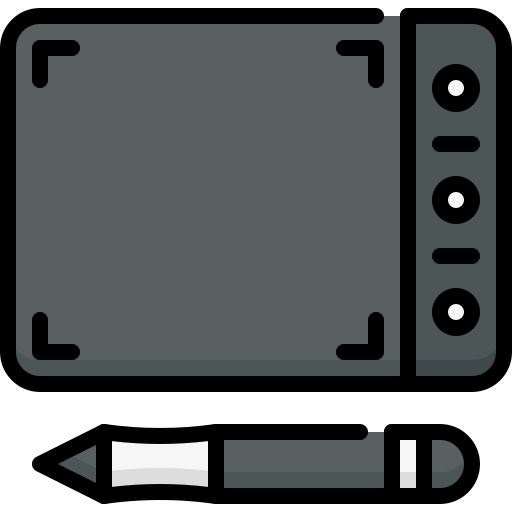stifttablett Generic Outline Color icon