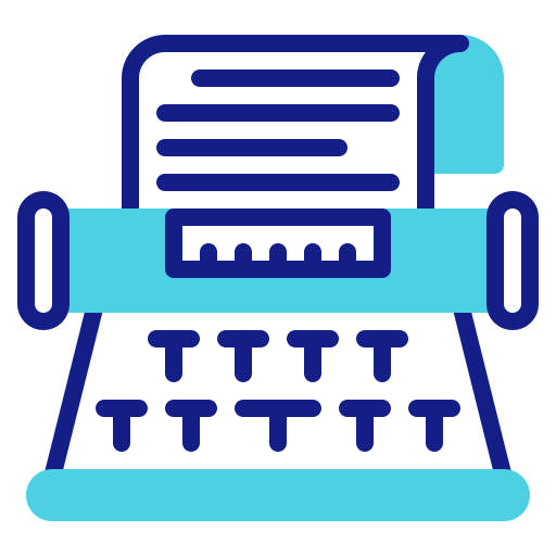 máquina de escribir Generic Mixed icono