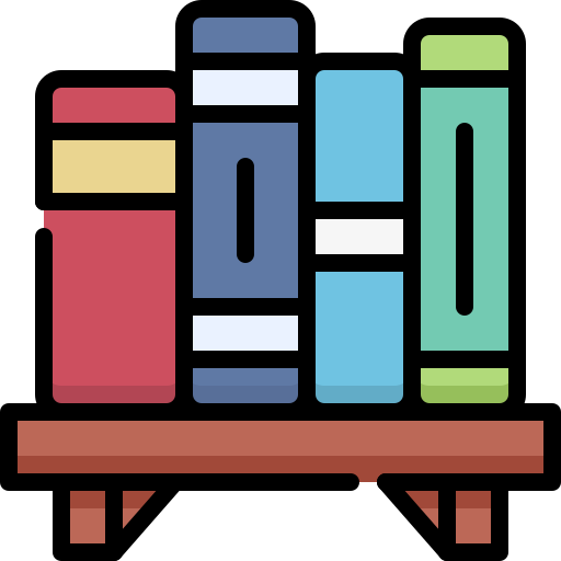 Library Generic Outline Color icon