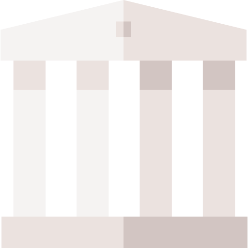 griechischer tempel Basic Straight Flat icon
